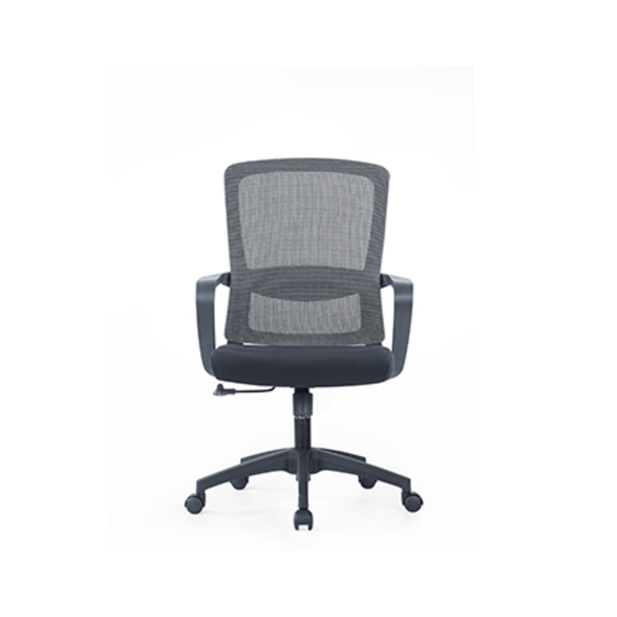 Mid-back mesh office chair front view