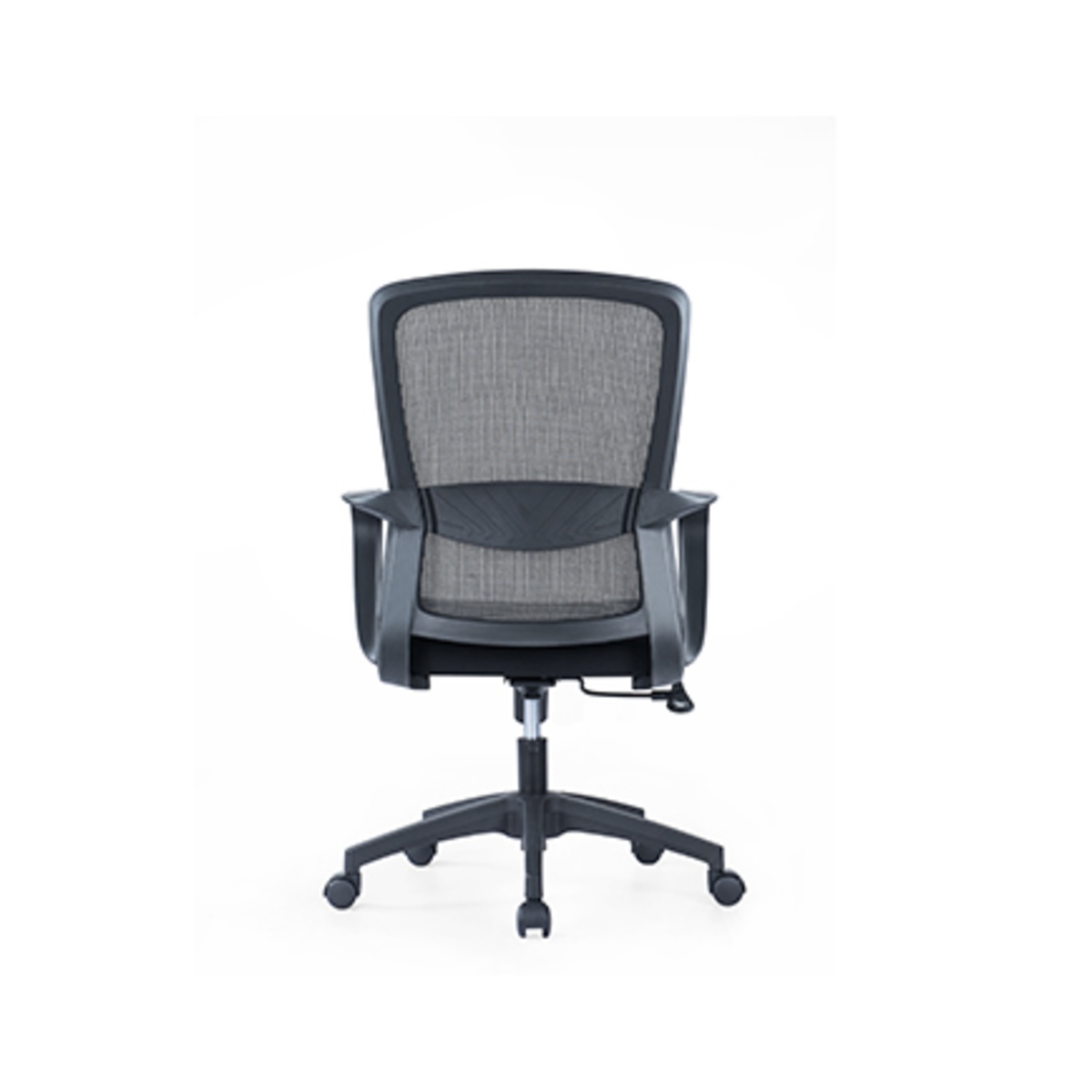 Mid-back mesh office chair rear view